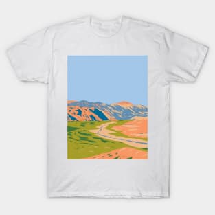 Quebrada de las Conchas or Quebrada de Cafayate in Argentina WPA Art Deco Poster T-Shirt